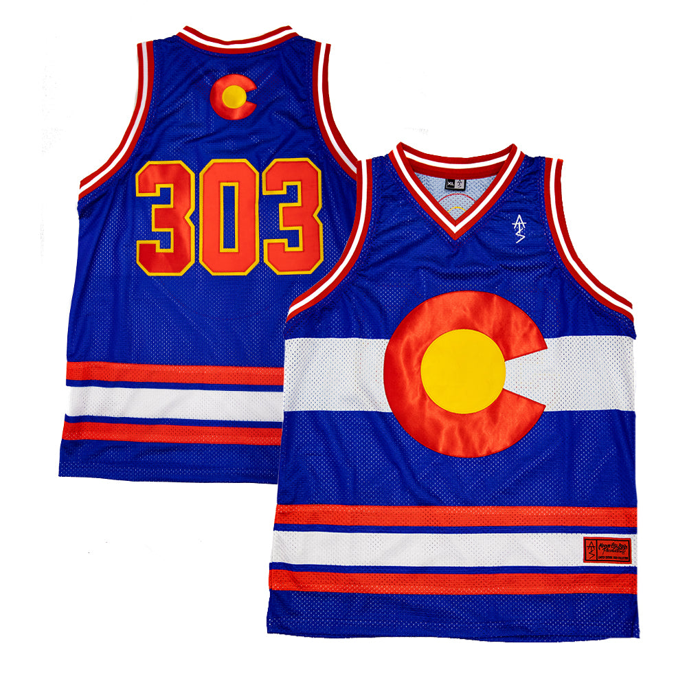 Colorado Blue Basketball Jersey