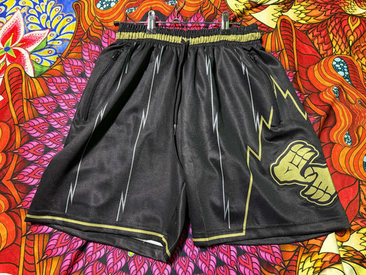 ZD Black and Gold Shorts