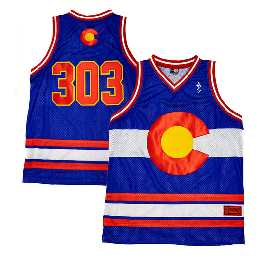 Colorado Blue Basketball Jersey