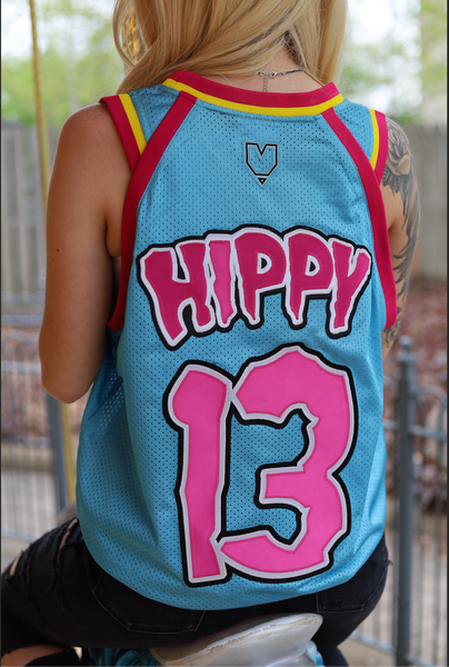 Psychedelic Cowboy Club Basketball Jersey (Light Blue)