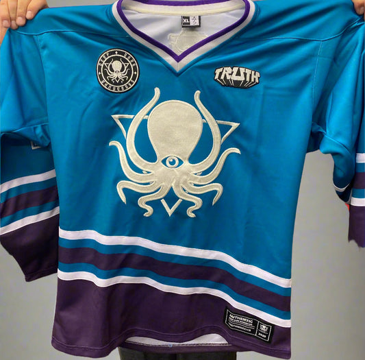 DDD Hockey Jersey Teal V1 Slim Fit